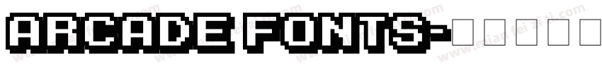 arcade fonts字体转换